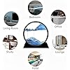 Quick Sand Flowing Painting | Moving Sand Art Picture Glass Liquid Painting 3D | Natural Landscape showpieces for Home Decor | Antique Gifts for Office Desk Table Decorative Items (Any Colour)